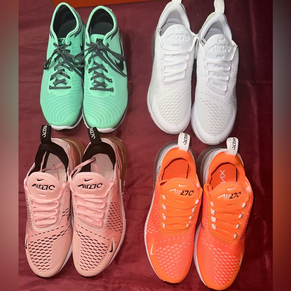 4 pair of Nike sneakers size 10 $75 each or $300 for all.